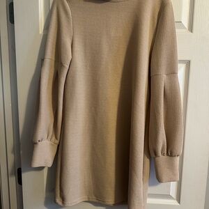 Beige Long Sleeve Knit Sweater BNWT